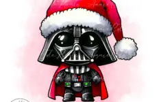 Cute Christmas Starwars Clipart