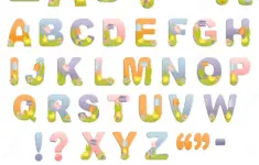 Cute Easter Alphabet