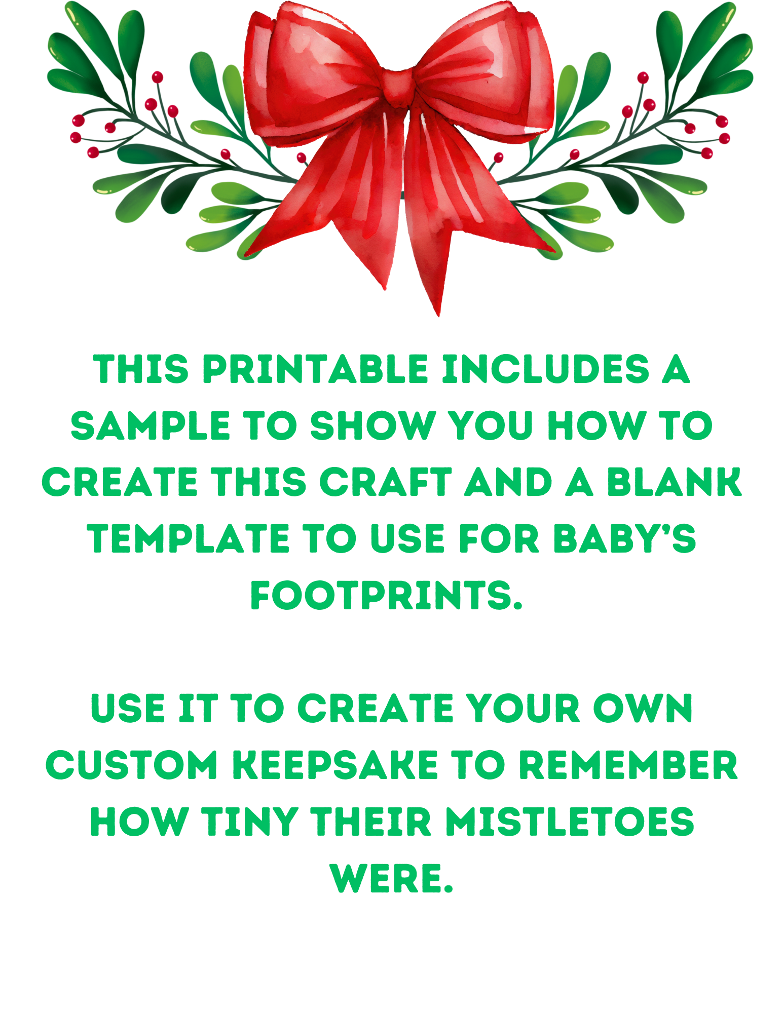 Cute Mistletoes Craft To Make For Christmas Cute Mistletoes Craft To Make For Christmas