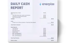 Daily Cash Report