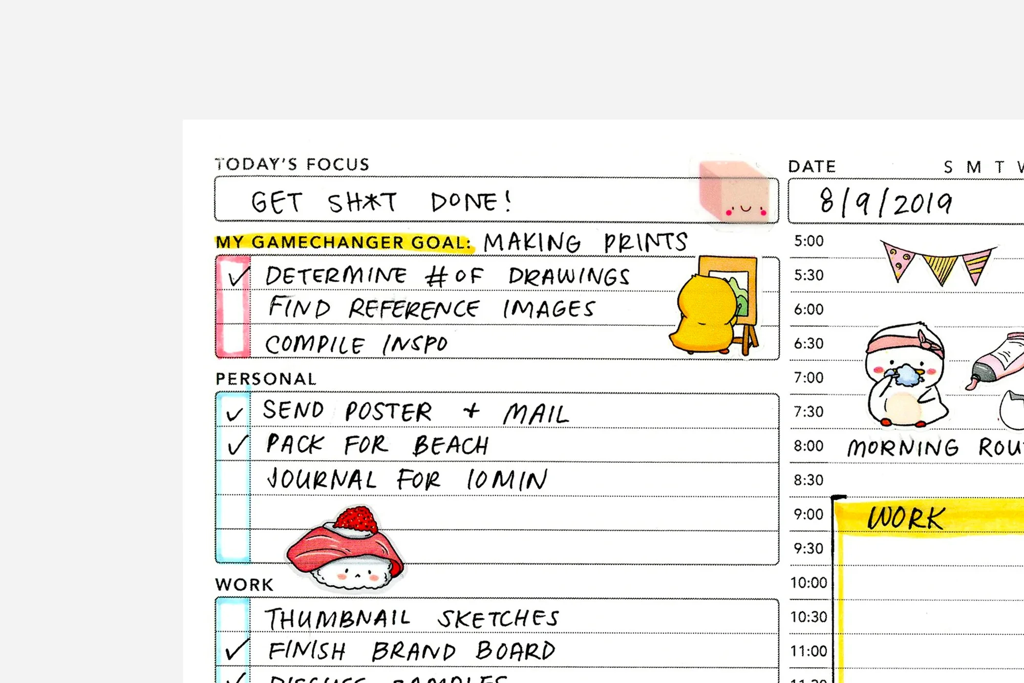 Daily Planner Pdf Daily Planner Pdf