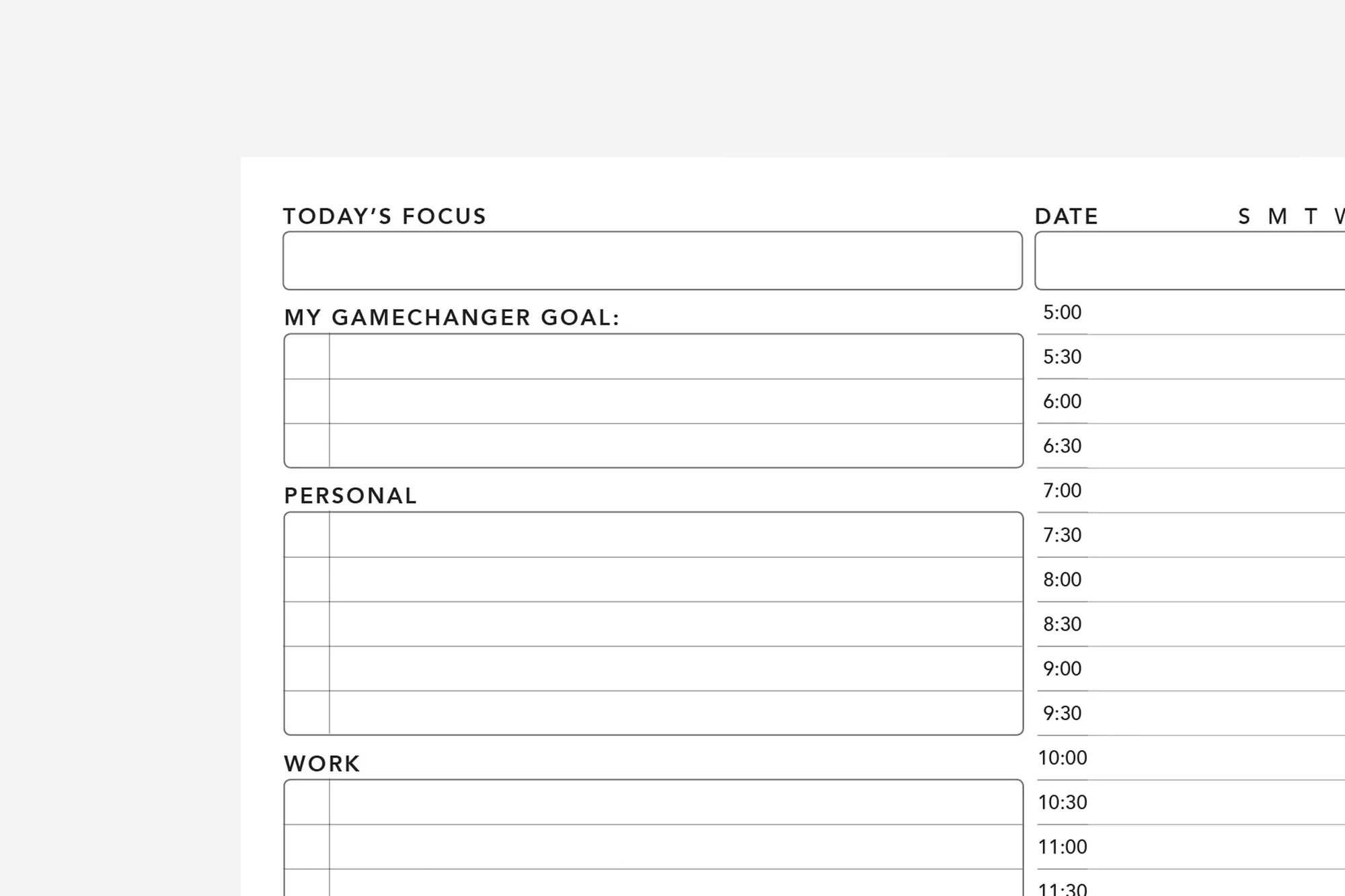 Daily Planner Pdf Daily Planner Pdf