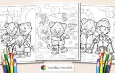Daniel Tiger Coloring Pages