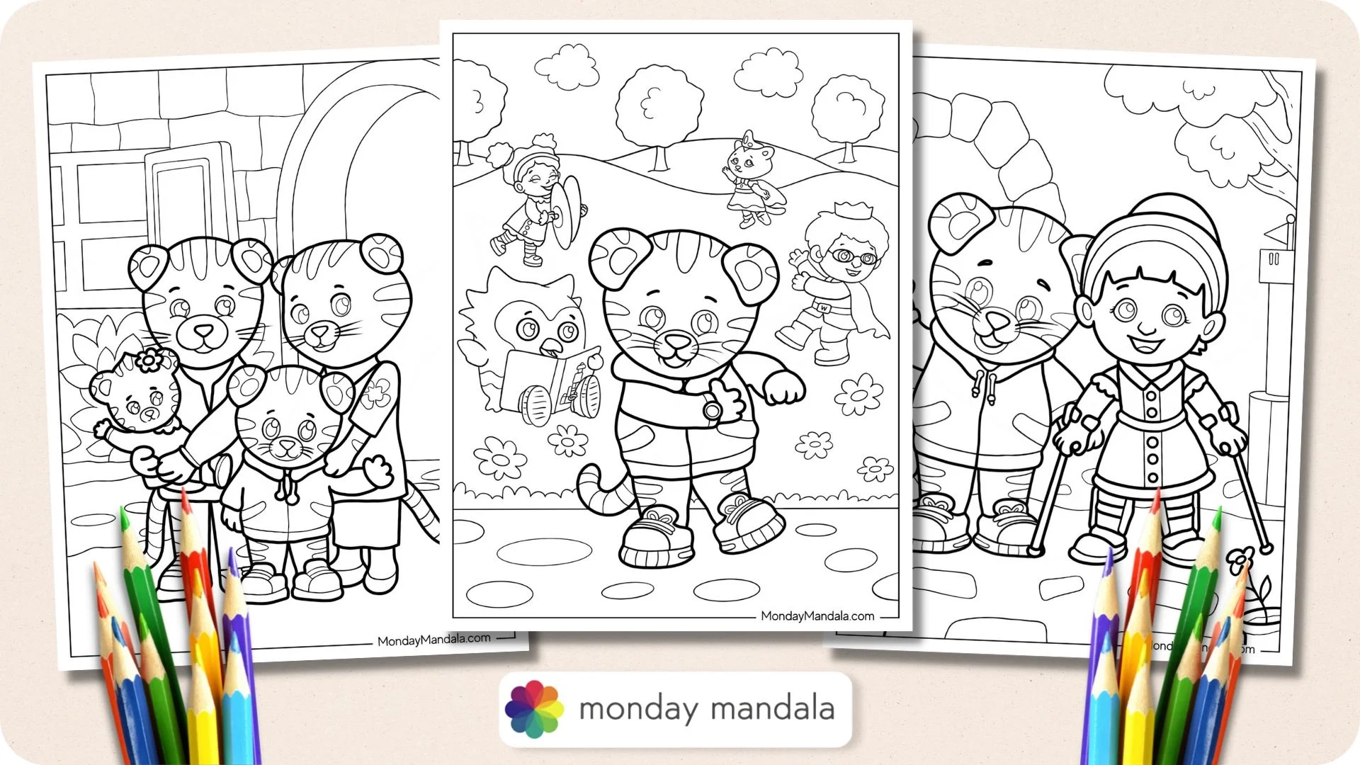 Daniel Tiger Coloring Pages Daniel Tiger Coloring Pages