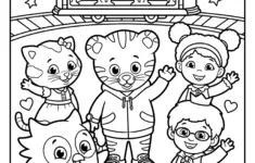Daniel Tiger Coloring Pages