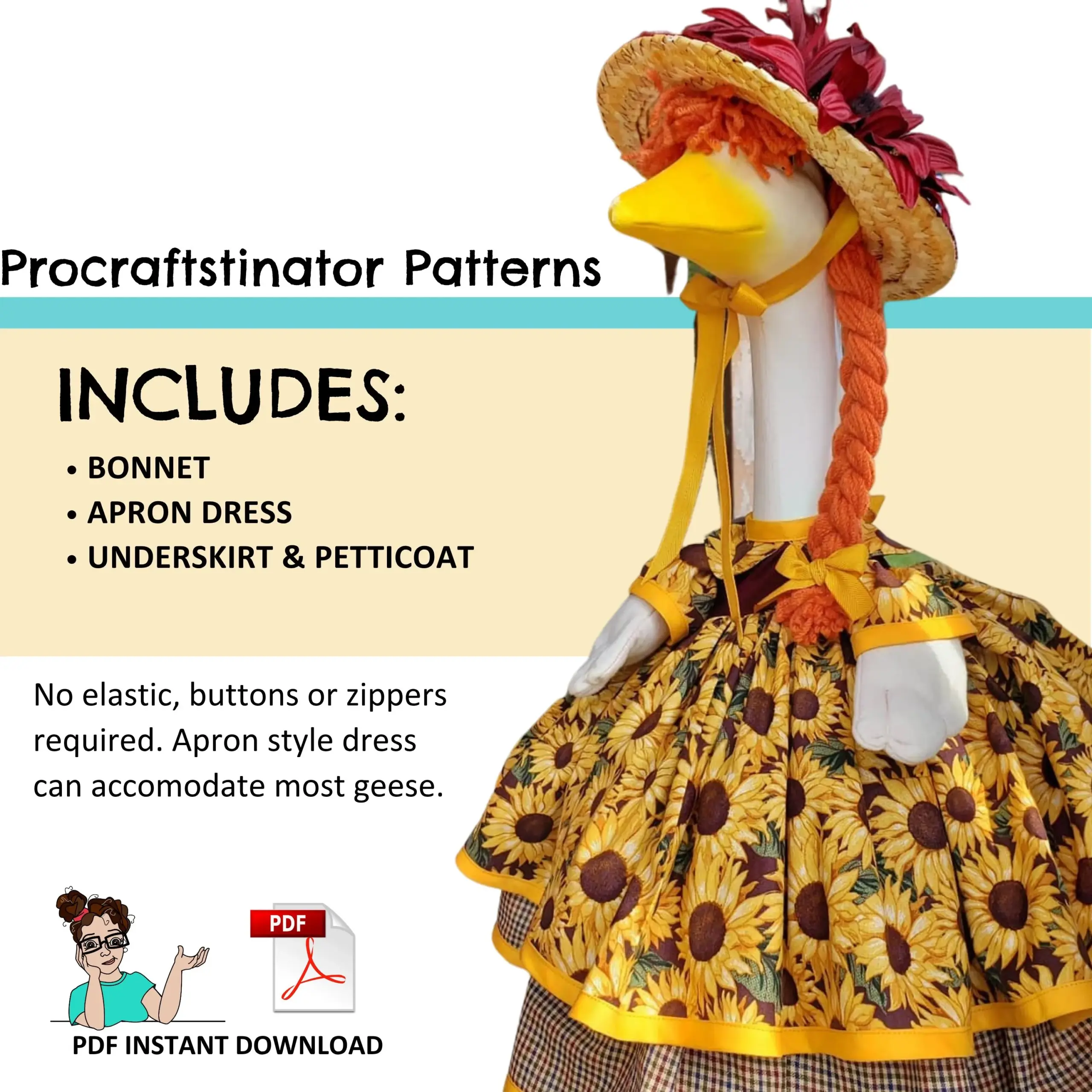 Daphne Goose Dress Sewing Pattern Yard Daphne Goose Dress Sewing Pattern Yard
