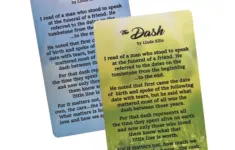 Dash Poem Reminder Cards Pkg Of 25