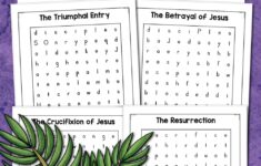 Death Resurrection Christ Word Searches