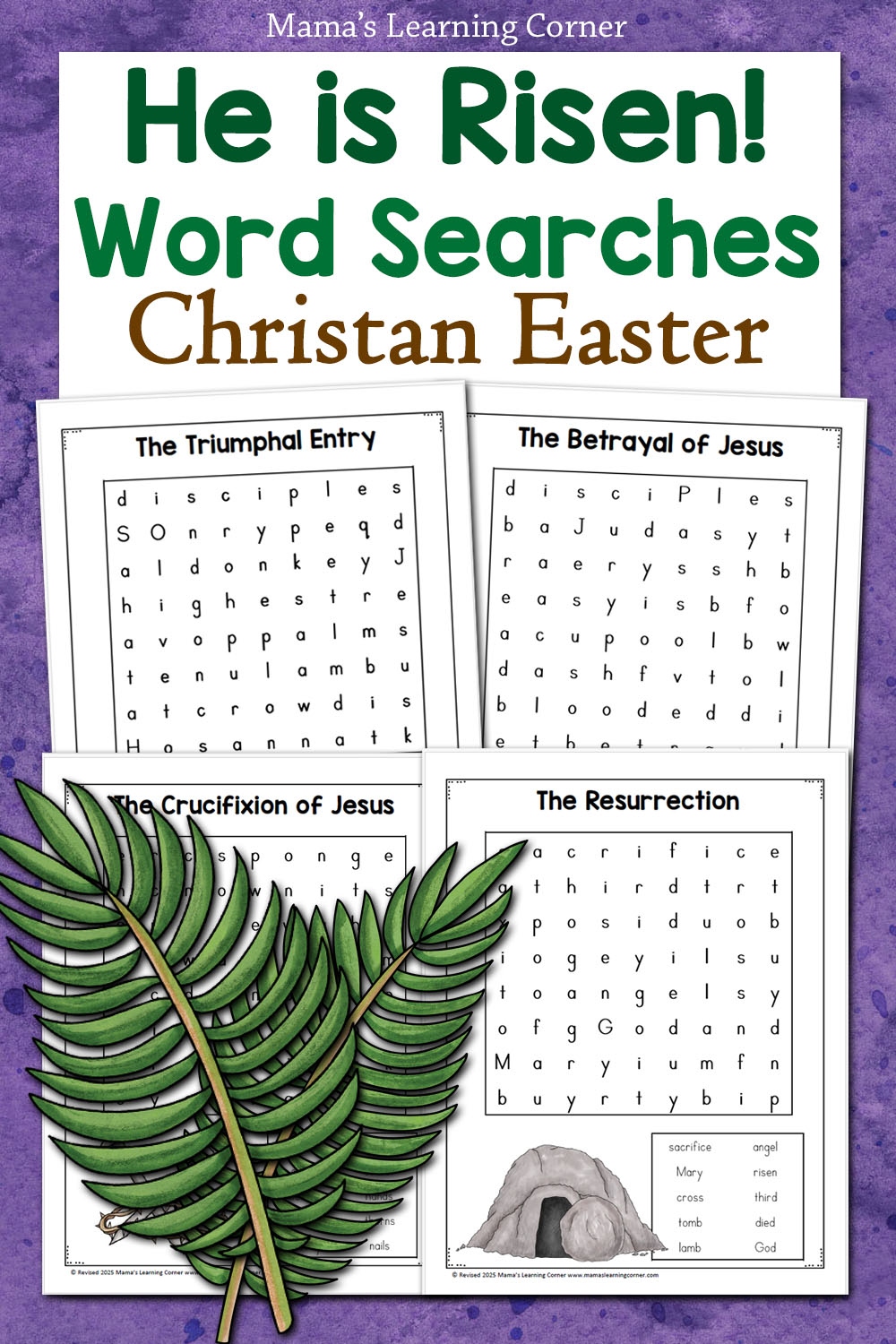 Death Resurrection Christ Word Searches