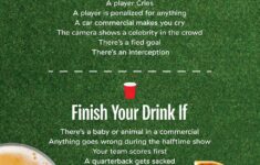Delish Ultimate Super Bowl Drinking Game