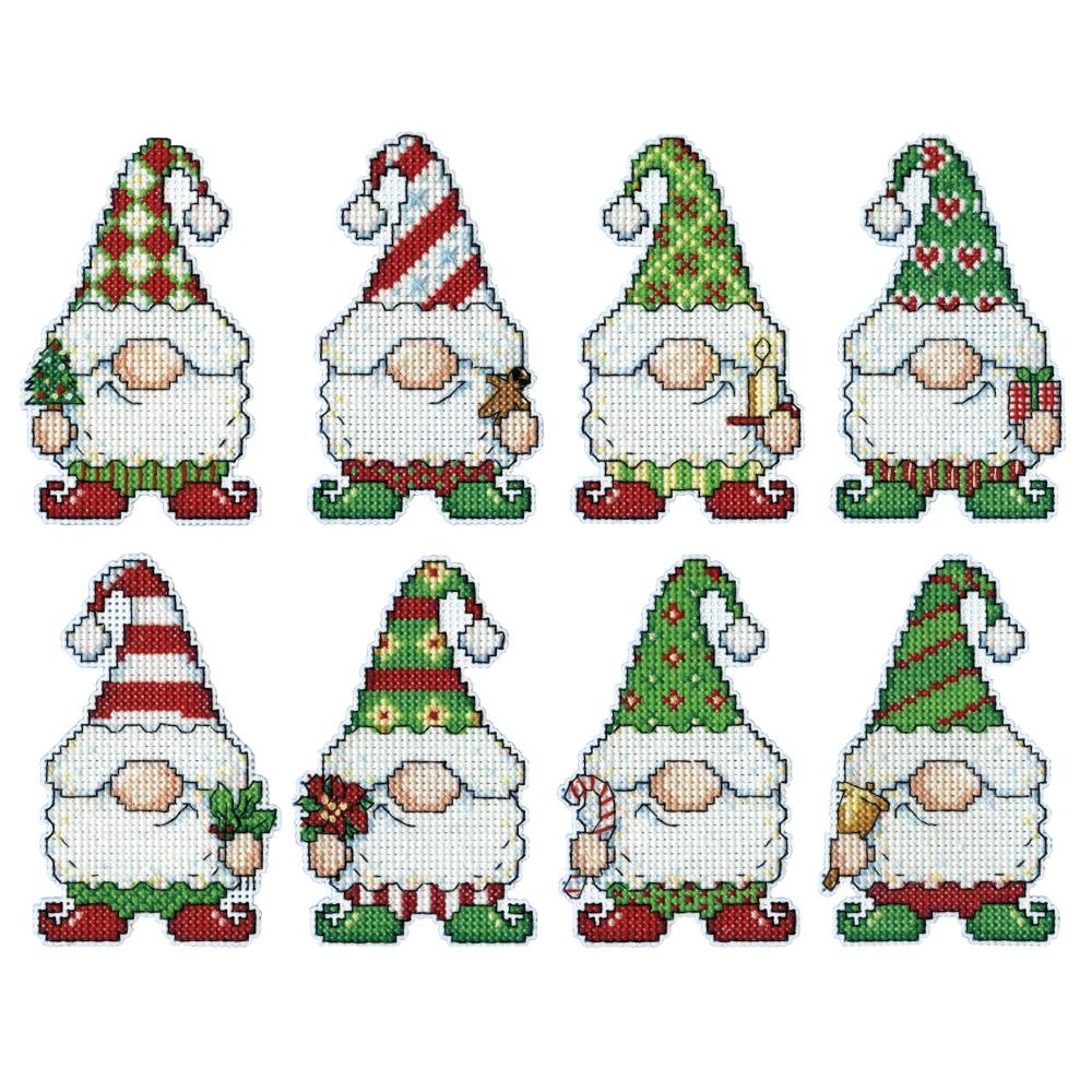 Design Works Gnome Christmas Ornaments Plastic Canvas Kit Design Works Gnome Christmas Ornaments Plastic Canvas Kit