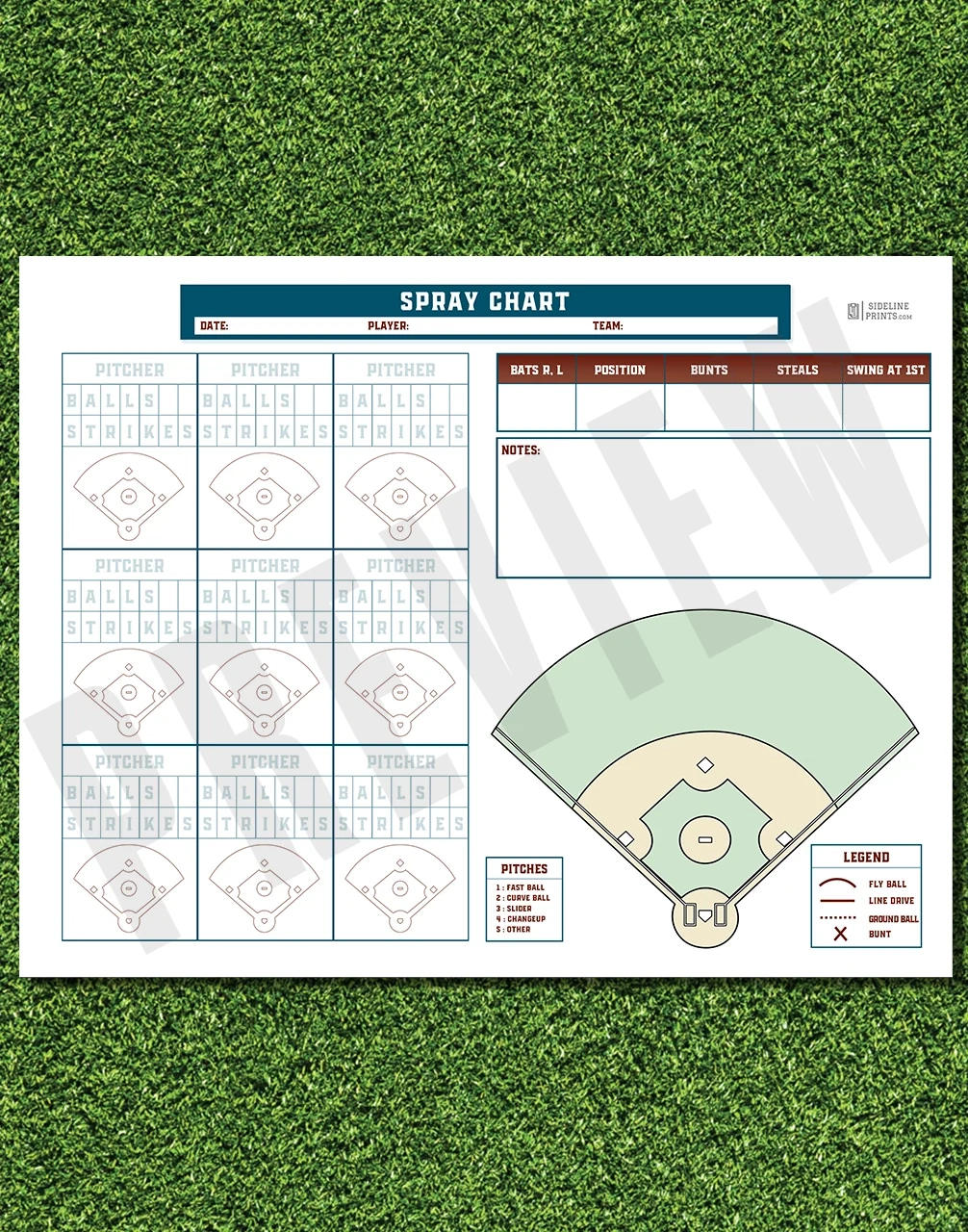 Detailed Spray Chart Print At Home Detailed Spray Chart Print At Home