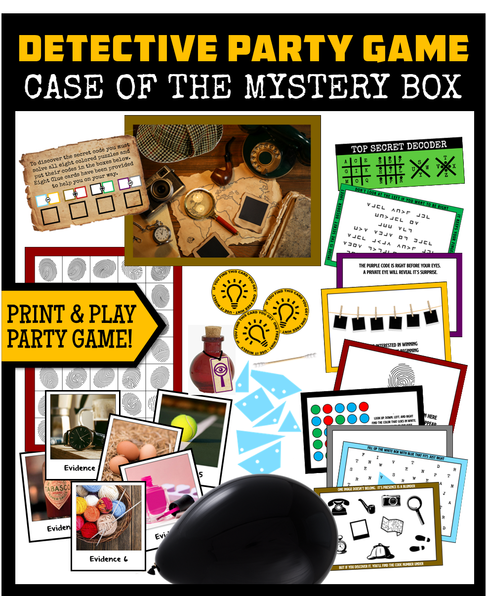 Detective Mystery Party Game Detective Mystery Party Game