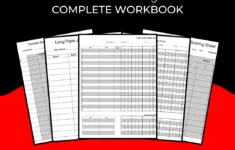 Digital Download Complete Track And Field Meet Scoring Sheets Workbook