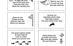 Diy Easter Scavenger Hunt Clues Free Printable
