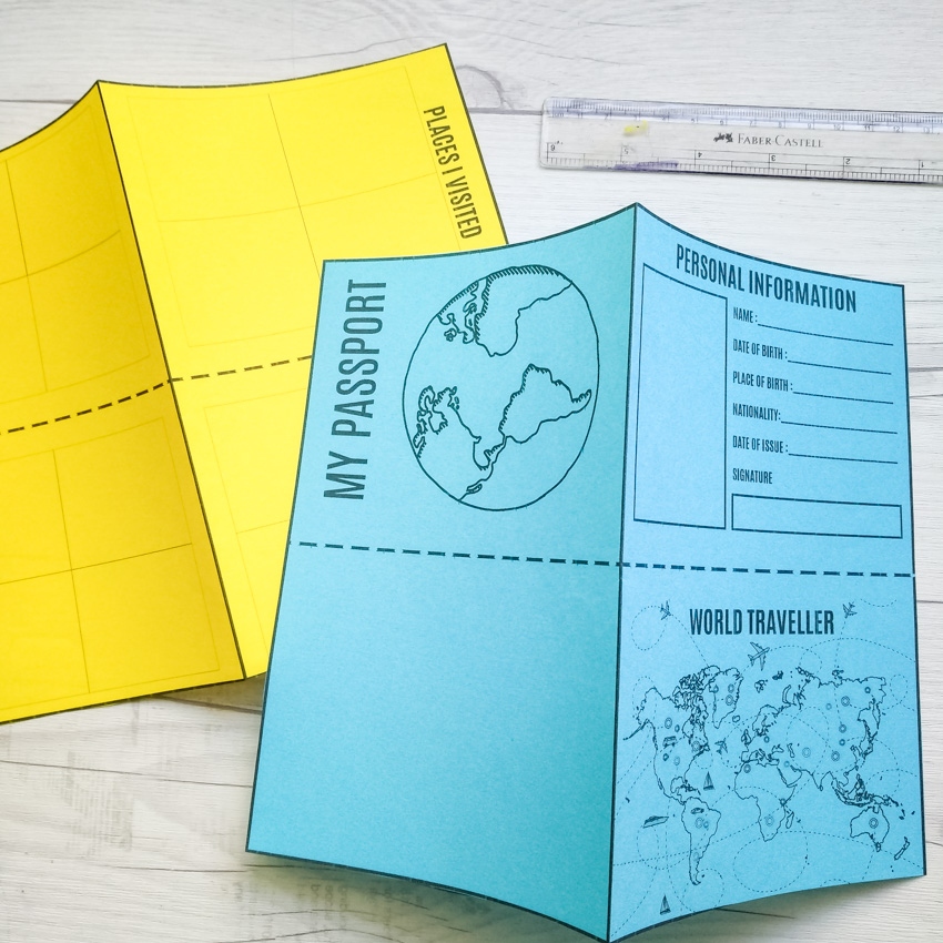 Diy Mini Passport Book Diy Mini Passport Book