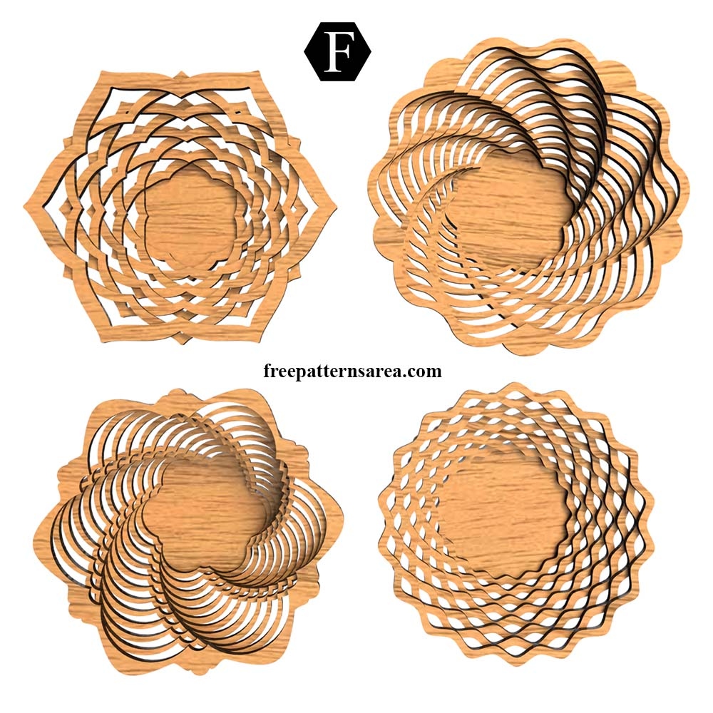 Diy Woodworking Projects Laser Cut Scroll Saw Bowl Patterns