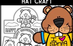 Dollar Deal Groundhog Day Hat Crown Craft February K 2 Coloring Activity