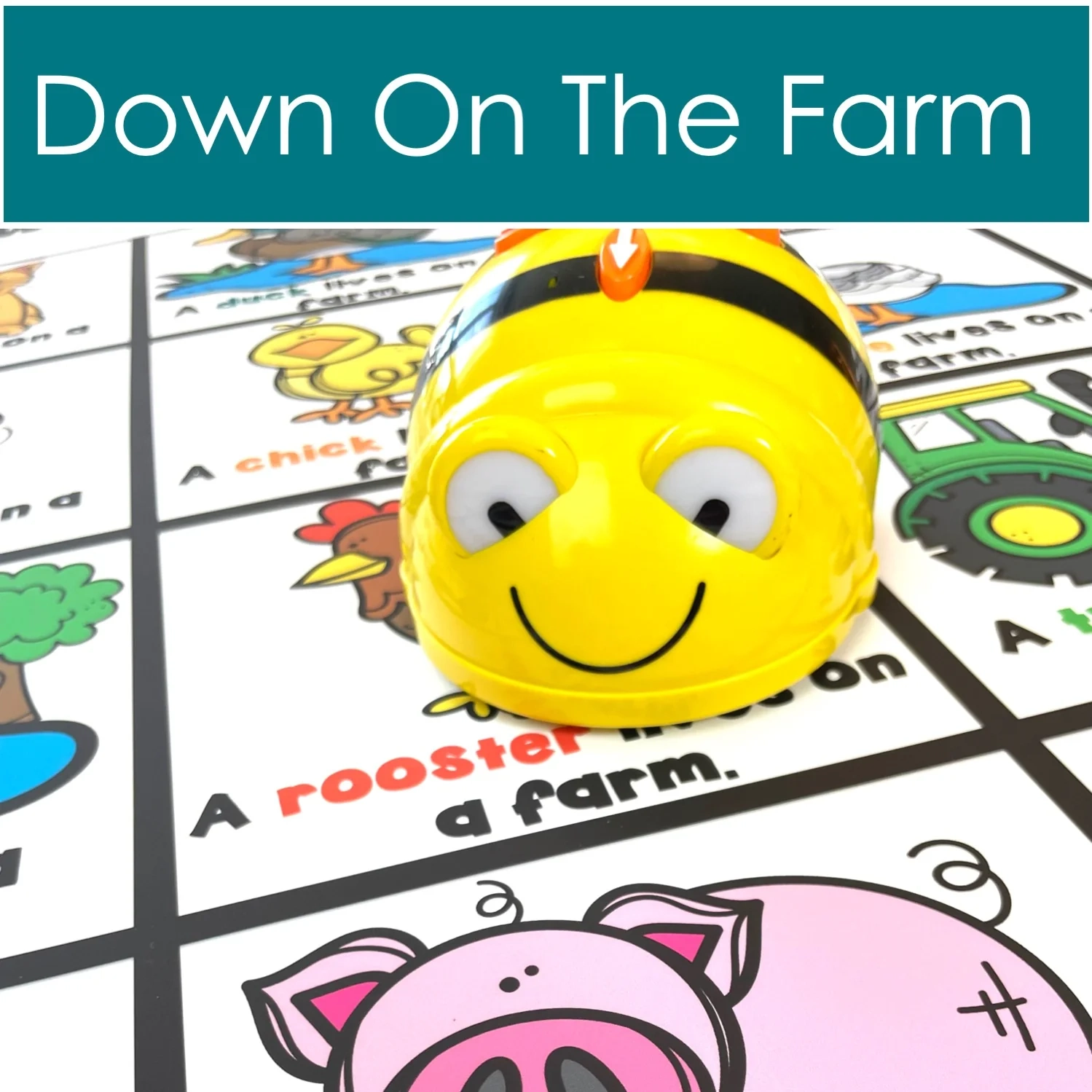 Down On The Farm Beebot Mat Down On The Farm Beebot Mat