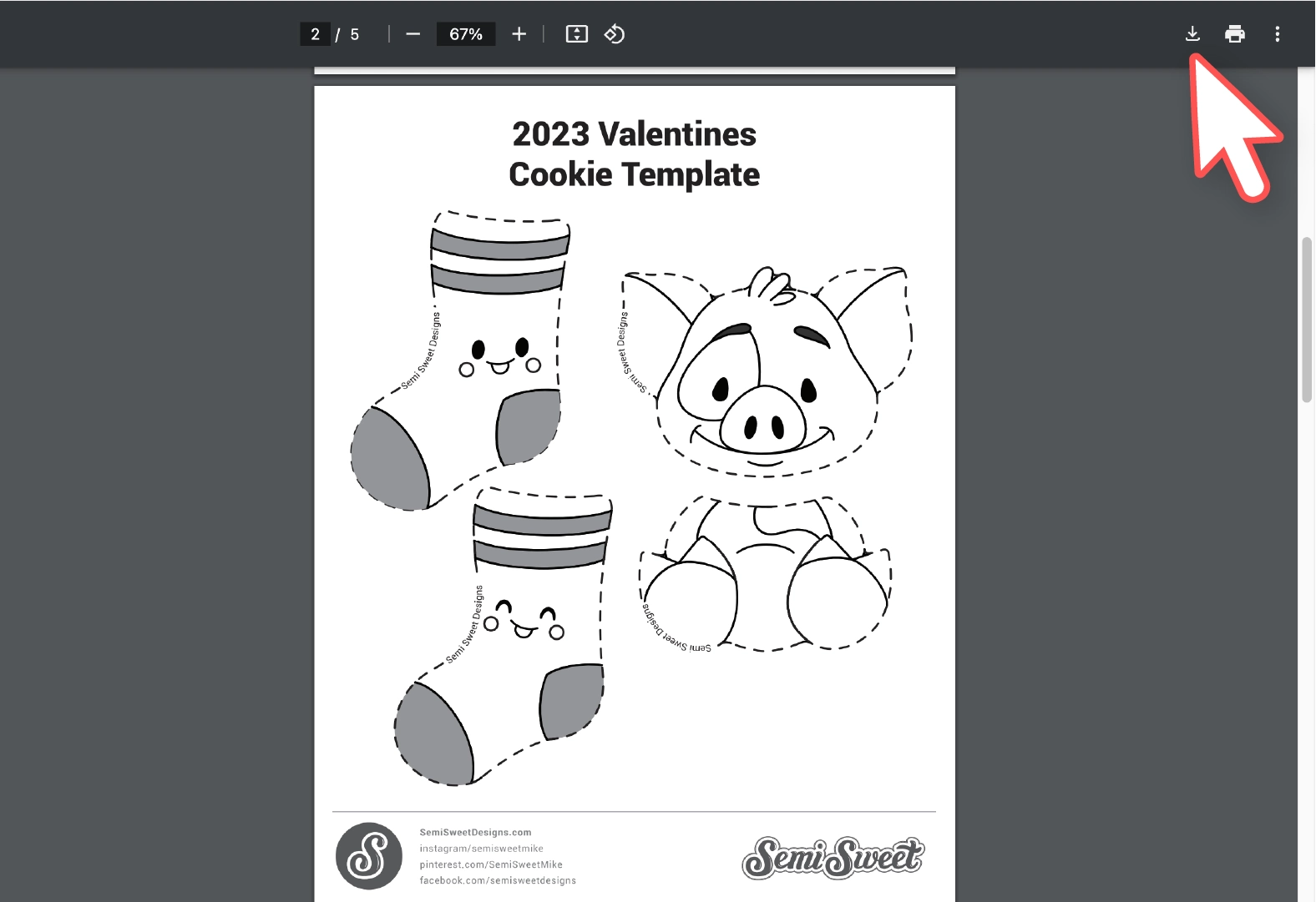 free printable cookie stencil templates