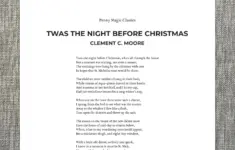 Download Twas The Night Before Christmas Poem Printable Pdf
