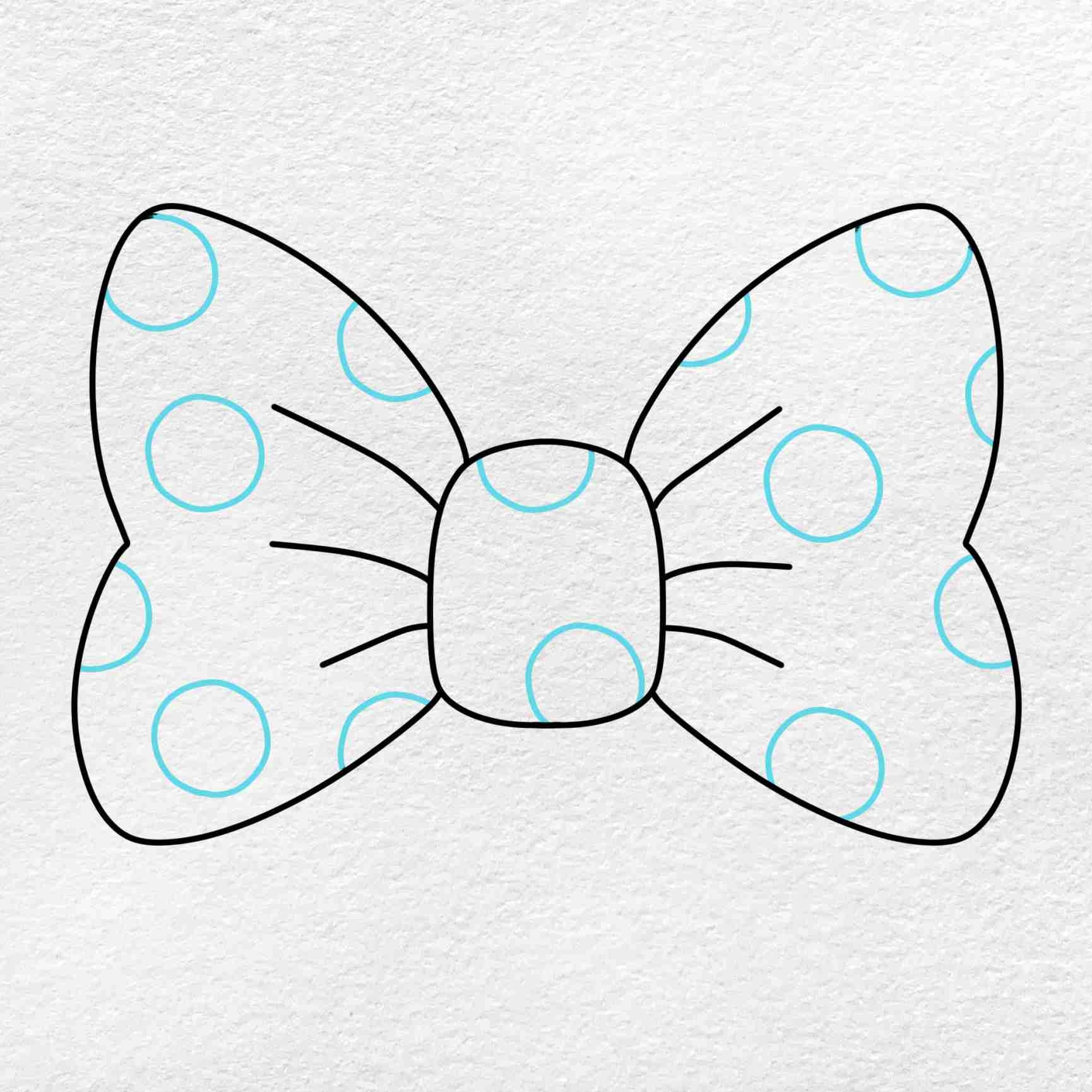 Draw Minnie Mouse Bow