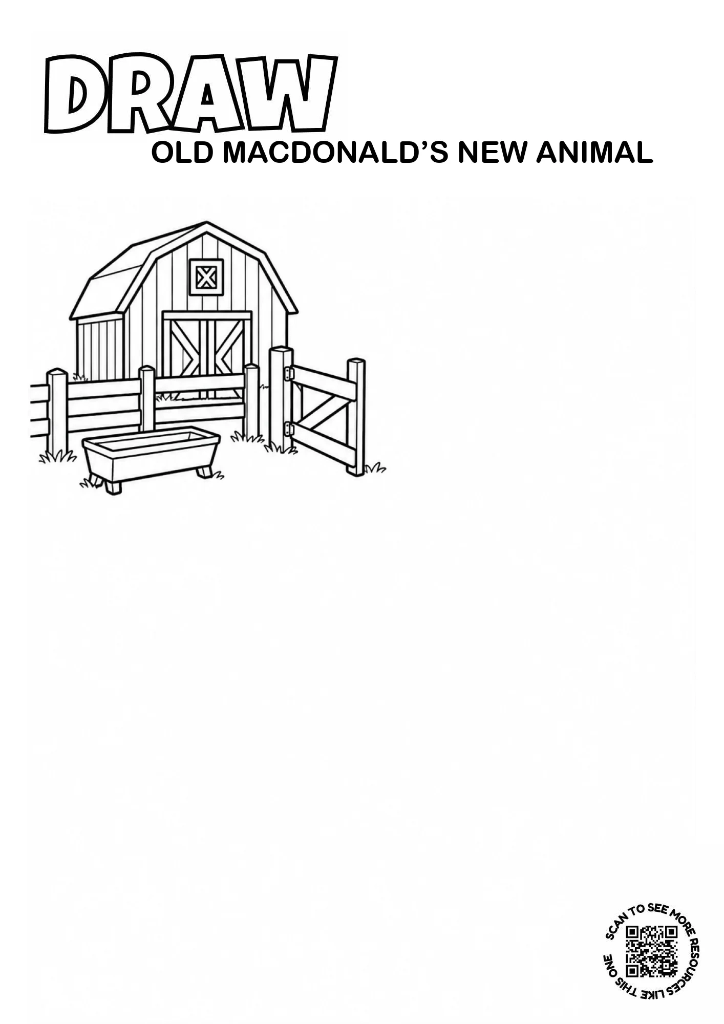 Draw Old Macdonalds New Animal