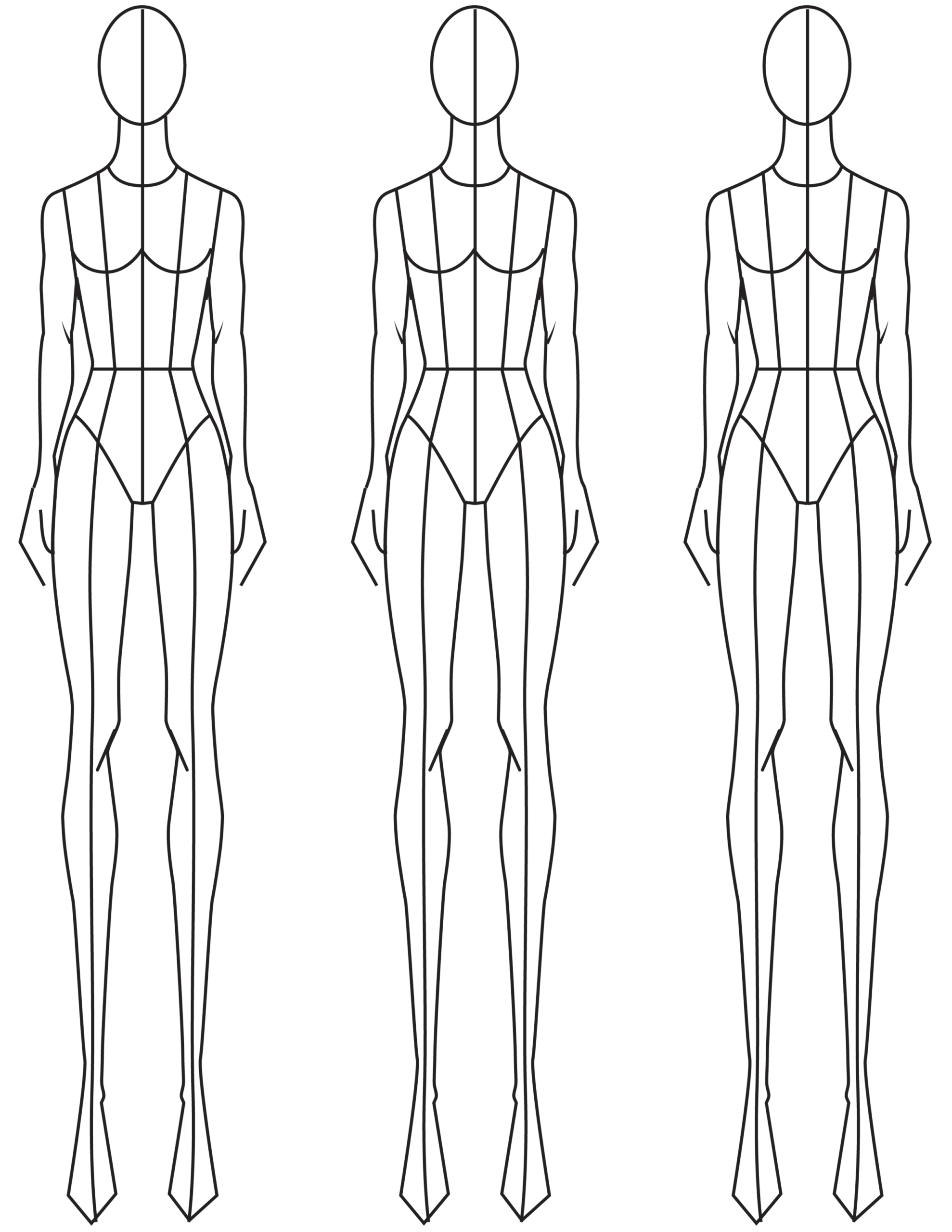 Drawing The Fashion Figure With 9 Heads Proportion Part 1