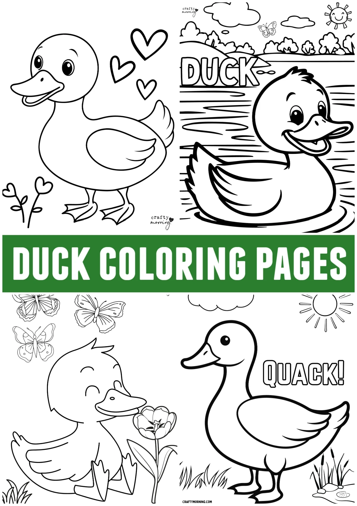 Duck Coloring Pages Duck Coloring Pages