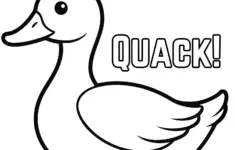 Duck Coloring Pages