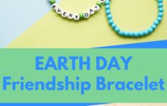 Earth Day Beaded Friendship Bracelet Craft