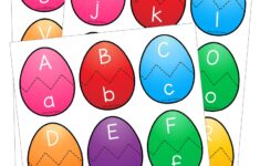 Easter Alphabet Letter Match Activity Preschoolers