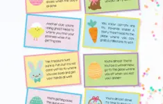 Easter Basket Scavenger Hunt Clues