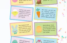 Easter Basket Scavenger Hunt Clues