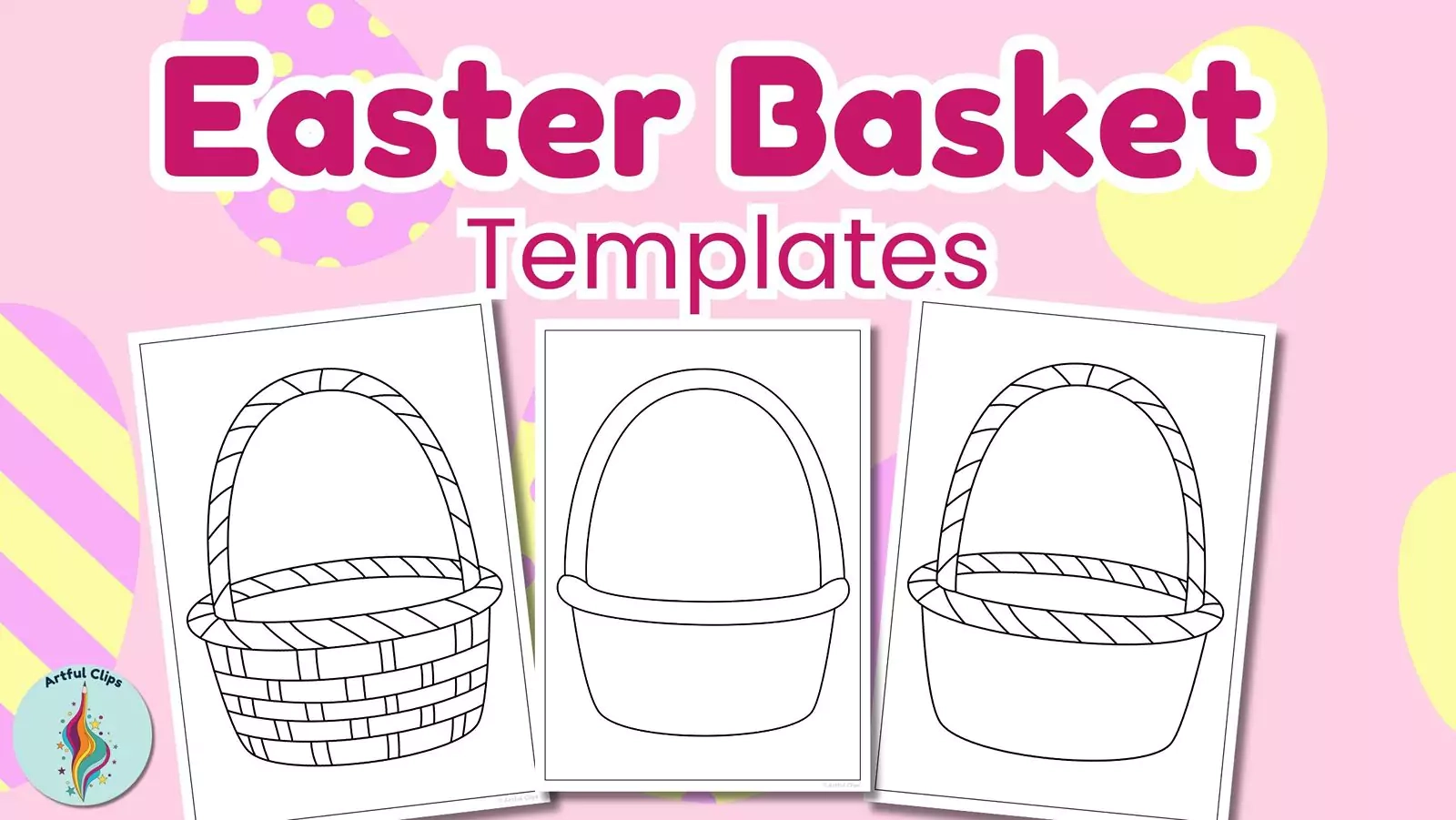 Easter Basket Template Easter Basket Template