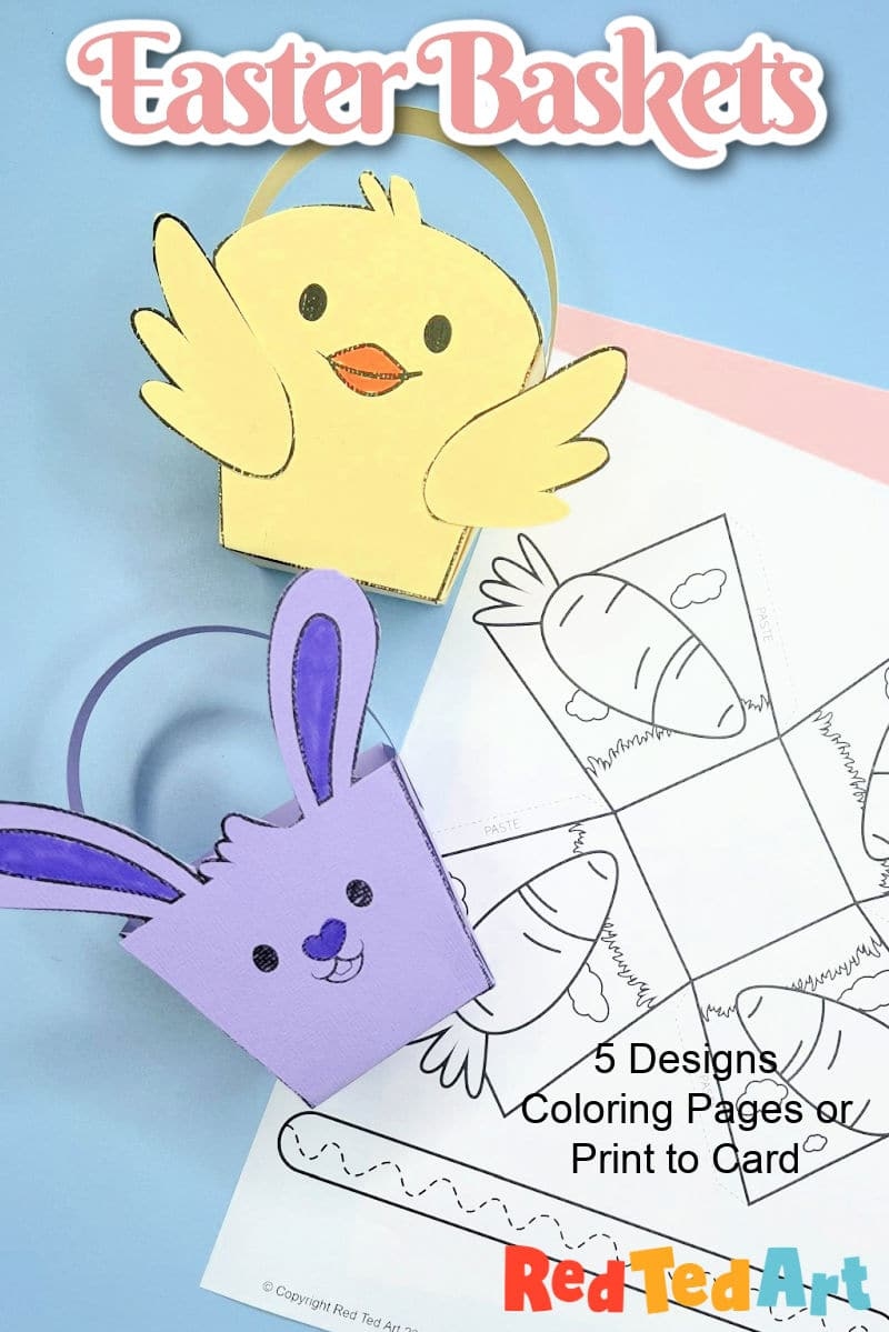 Easter Basket Template Easter Basket Template