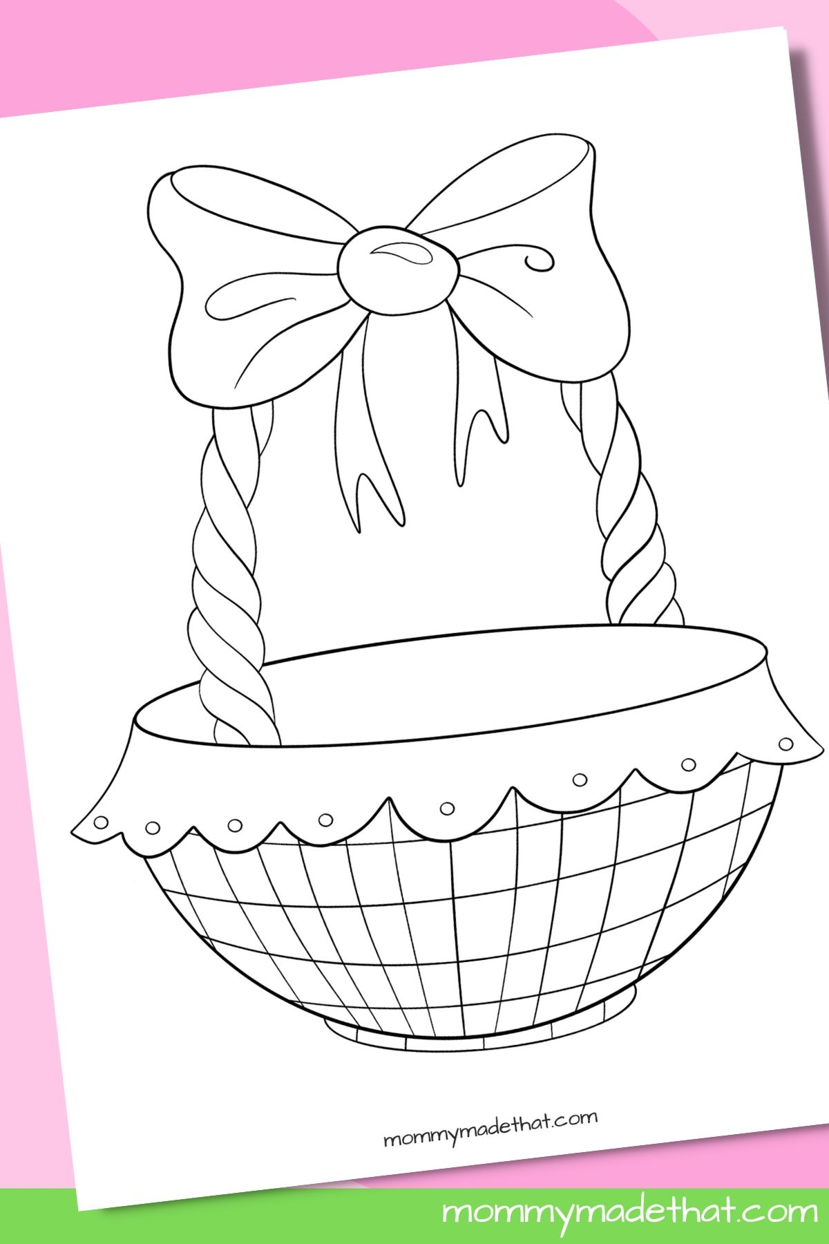 Easter Basket Templates Easter Basket Templates