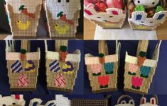 Easter Baskets Yarn And 7count Plastic Canvas