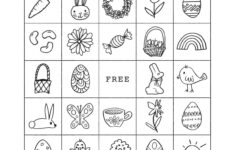 Easter Bingo Free Printable For Kids