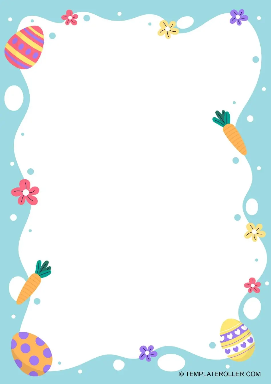 printable easter eggs border printable easter eggs border