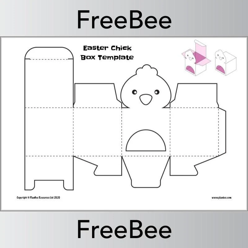 Easter Box Template Easter Box Template