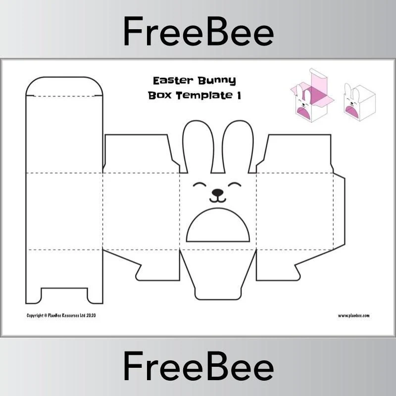 Easter Box Template