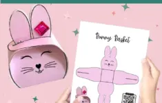Easter Bunny Basket Printable