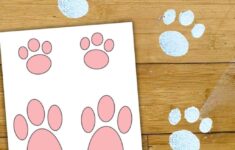 Easter Bunny Footprints