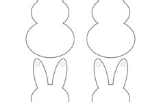 Easter Bunny Garland Craft With Free Printable