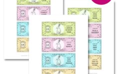 Easter Bunny Money Egg Fillers