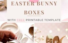 Easter Bunny Treat Box Template