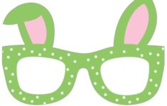 Easter Cards Easter Glasses Die Cut Triple Fold Gr