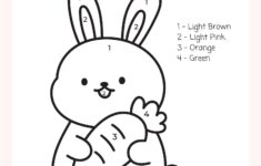 Easter Color By Number Free Printables