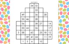 Easter Egg Hidoku Puzzles